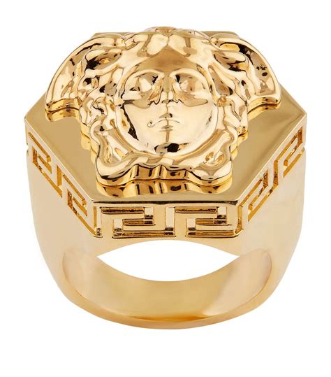 versace ring mens for sale|versace gold ring for men.